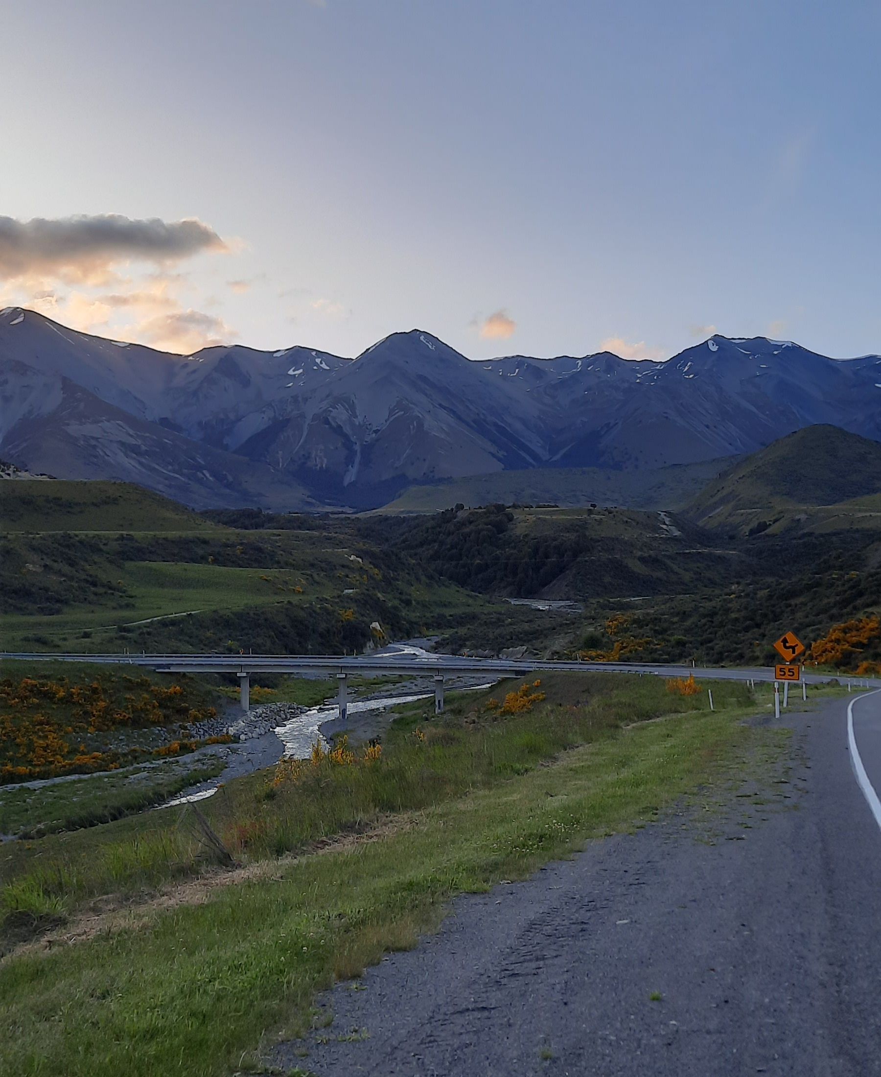 On the road to Arthur's Pass Village