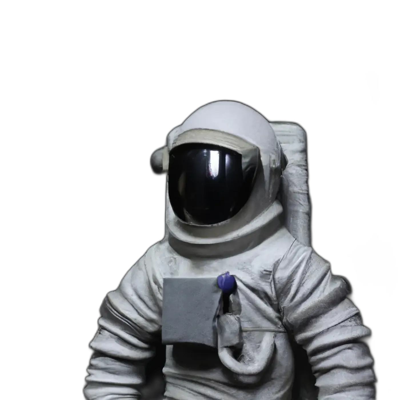 An astronaut sculpture