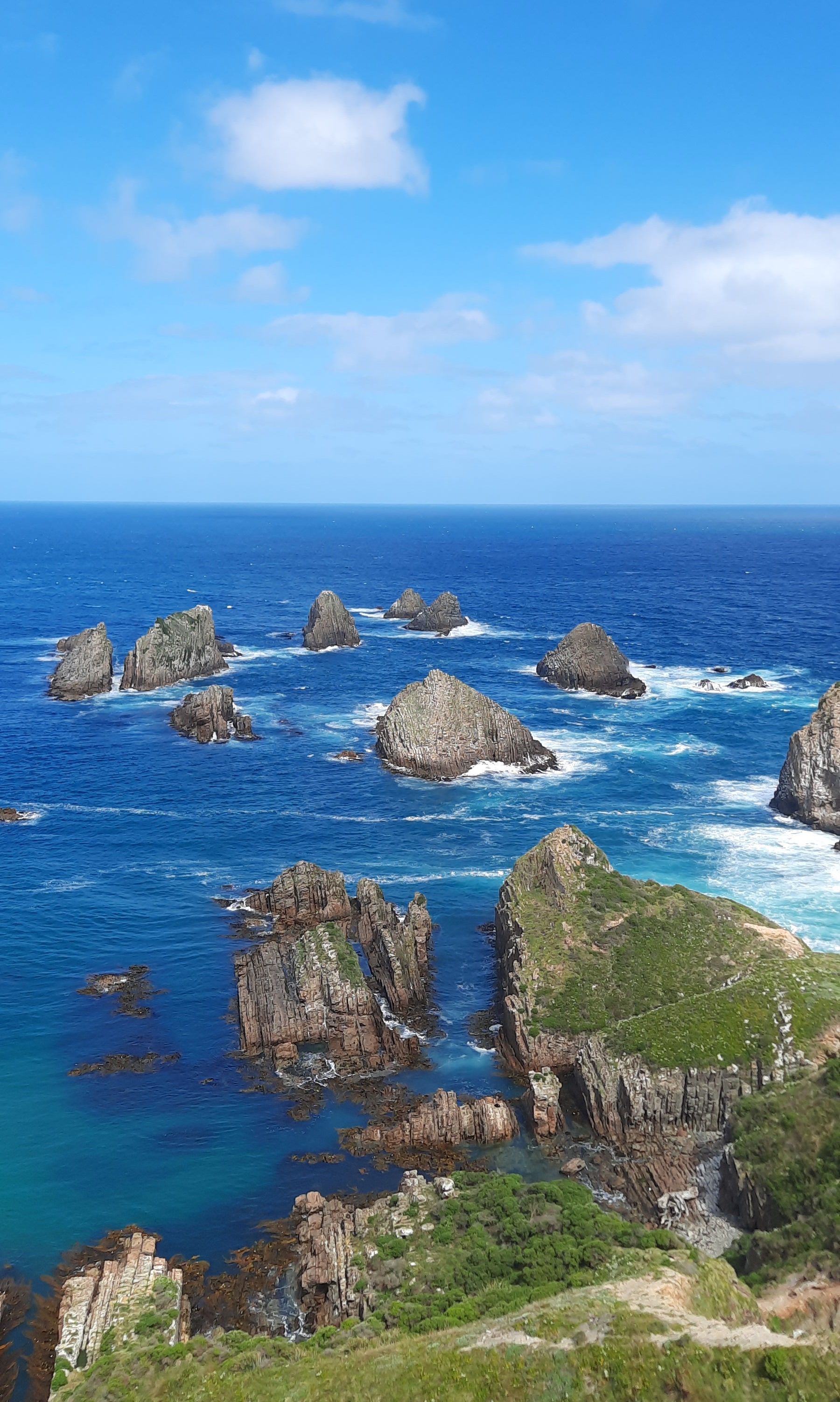 A view from Nugget Point Lighthouse