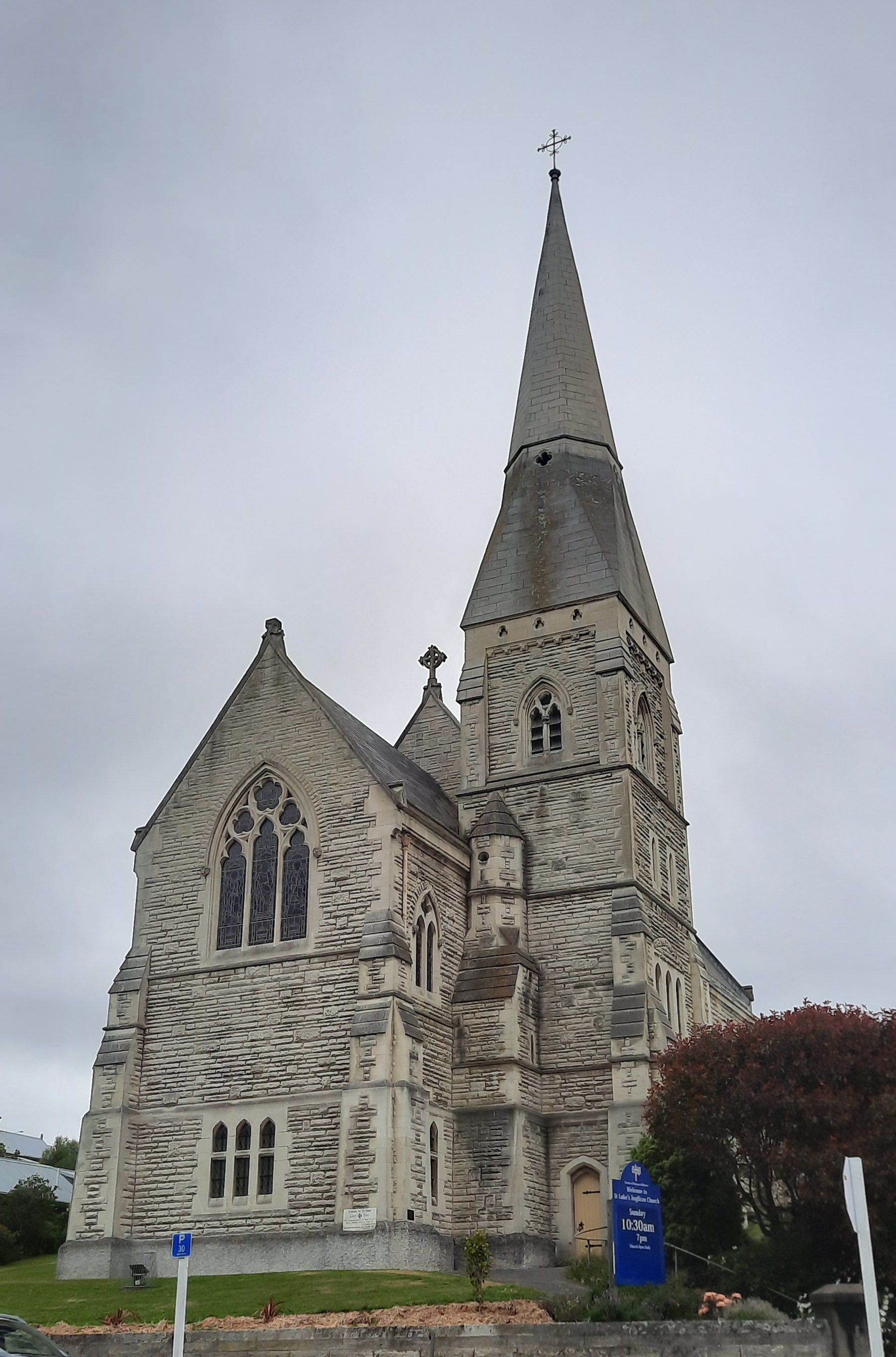 The Anglican church in Oamaru